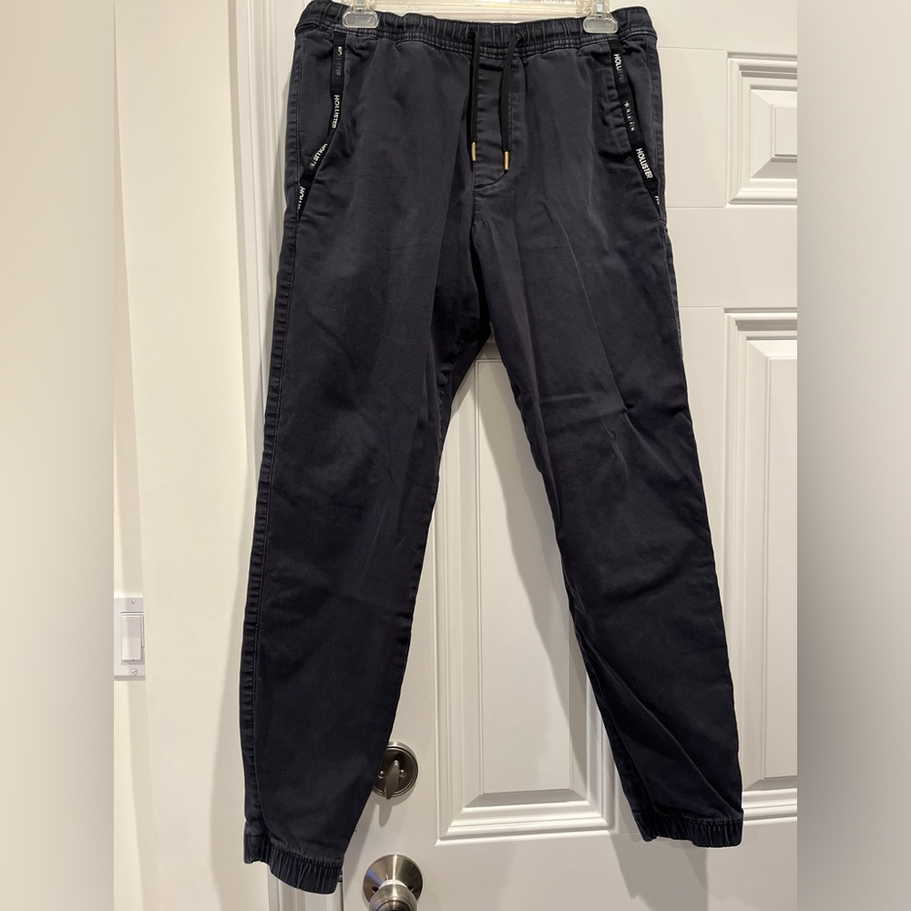 Black Pants with Zipper Details